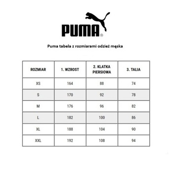 BLUZA MĘSKA PUMA 847242 02 SZARA rozm. XS