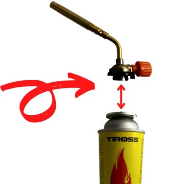 Газовая сварочная горелка для латуни, паяльник