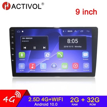 9 4G wifi 2G 32G styl Odtwarzacz samochodowy Android BT, nawigacja, Bluetoo