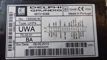 MODUL BLUETOOTH 13304018 OPEL VECTRA C FACELIFT 05-