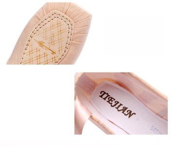 ballet Pointe Shoes Buty do Baletu Baletki Pointy DZIEWCZYNA ROz 31-40