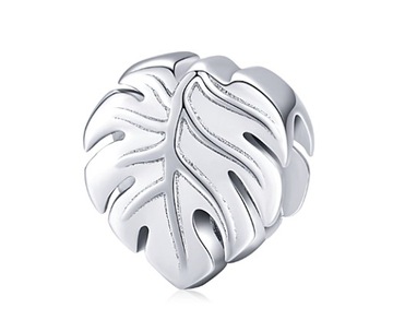 CHARMS LIŚĆ MONSTERA CHARMS ZAWIESZKA LISTEK CHARMS SREBRO 925