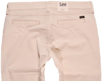LEE spodnie WHITE relaxed CHINO W28 L33