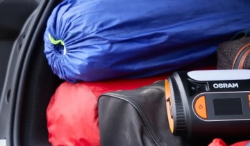 Автомобильный компрессор Osram Tyre Inflate 2120, подключаемый к прикуривателю