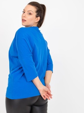 Bluzka damska plus size bawełna rękaw 3/4 dżety