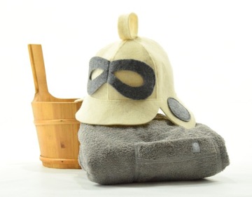 Zestaw do sauny 2- częściowy męski 