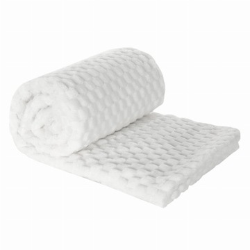 Narzuta Na Fotel 70x160 Design91 CINDY 6 biały Eurofirany Tłoczony 3D