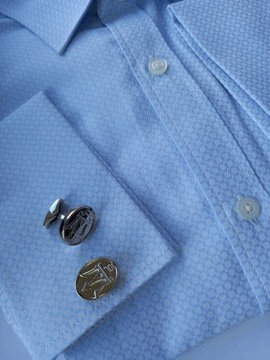 Серебряные запонки для рубашек Maserati