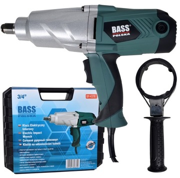 BASS ELEKTRYCZNY KLUCZ UDAROWY 3/4'' 1300NM 1500W