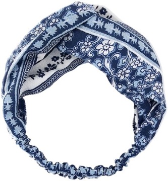 TURBAN OPASKA DAMSKA NA GŁOWĘ GUMKA KWIATY