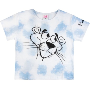T-SHIRT koszulka Różowa Pantera biała 164