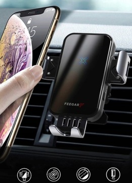 АВТОМОБИЛЬНЫЙ ДЕРЖАТЕЛЬ FEEGAR с ИНДУКТИВНЫМ ЗАРЯДНЫМ УСТРОЙСТВОМ