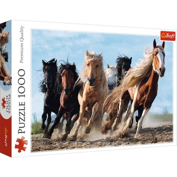 Trefl Puzzle 1000 galopujące konie