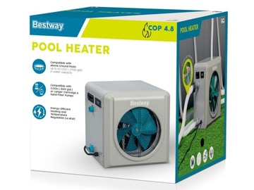 Bestway elektryczny podgrzewacz basenowy Flowclear pompa ciepła 58748