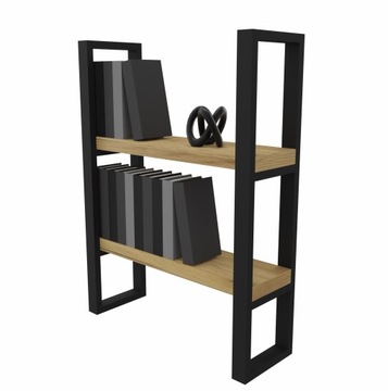 Regał Na Książki Pogrubione Półki Loft 80 cm