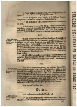 Австрия, 1762 г., патентный документ Марии Терезы об азартных играх.