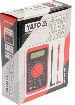 ЦИФРОВОЙ УНИВЕРСАЛЬНЫЙ БУЗЕРНЫЙ МУЛЬТИМЕТР YATO YT-73080
