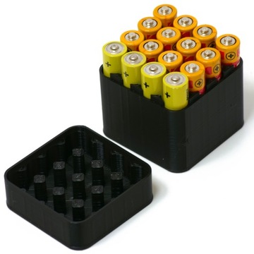 Органайзер для батареек, контейнер на 16 ААА LR03