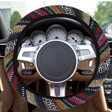 АКСЕССУАРЫ ДЛЯ АВТОМОБИЛЬНОГО РУЛЯ АВТОМОБИЛЬНЫЙ ЧЕХОЛ ЖЕНСКИЙ ФОЛК-КАСТОМ ЧЕХОЛ