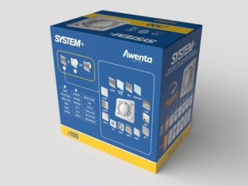 КОРПУС ВЕНТИЛЯТОРА AWENTA KWT100W TURBO, СТРУЯ