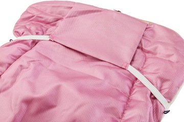 Утепленный детский спальный мешок, розовый СКИДКА