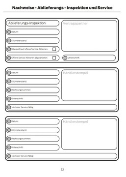 Немецкая сервисная книжка Ford 2019-2023 гг.