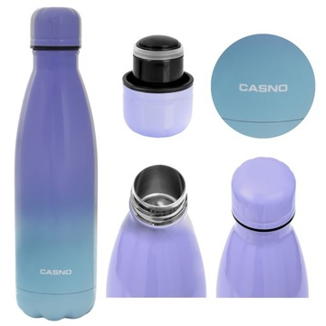 Butelka termiczna termos metalowy CASNO 500 ml
