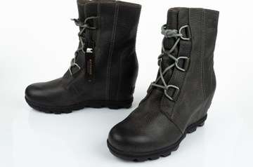 Buty damskie botki Sorel [NL3491-052] skóra