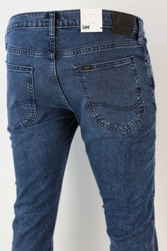 LEE LUKE SLIM TAPERED WĄSKIE JEANSY SPODNIE _ W32 L30