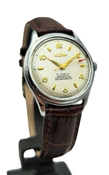 Часы DELBANA 1950-х годов, ОЧЕНЬ ХОРОШЕЕ СОСТОЯНИЕ W8