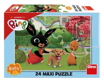 PUZZLE MAXI 24 BING Z FLOPEM I PIESKIEM DZIECI 2+ JAKOŚĆ IDEALNY PREZENT