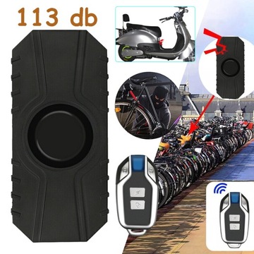 BEZPRZEWODOWE MINI URZĄDZENIE ANTYKRADZIEŻOWE, 113 DB SUPER LOUD, MOTOCYKLA