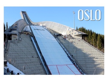 OSLO - Skocznia narciarska - Magnes na lodówkę