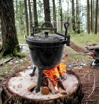 Эмалированная чугунная кастрюля Meyerhoff MARMUREK 8л.