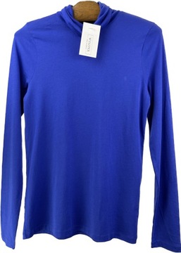 Niebieski golf damski basic J.CREW 100% bawełna M