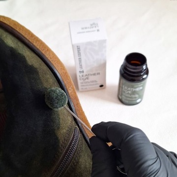 Leather Expert Краска для замши Нубук Анилиновая кожа 75мл Темно-бордовый