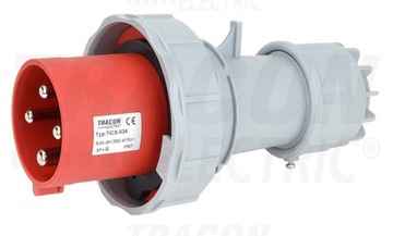 WTYCZKA WTYKA SIŁOWA 63A 4P PRZENOŚNA IP67 400V