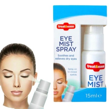 Krople do Oczu Nawilżające na Zmęczone Suche Podrażnione Łzawiące Oczy 15ml