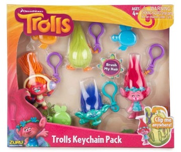 TROLLS KEYCHAIN PACK ZURU