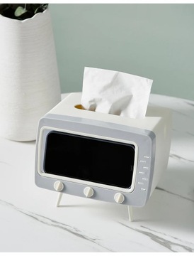 Ретро радиомодель, коробка для салфеток, настольный держатель для бумаги, винтажный диспенсер для хранения