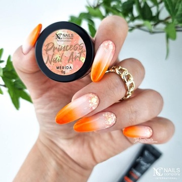 Nails Company Żel Do Zdobień Z Drobinkami Princess Nail Art Gel 5g Merida