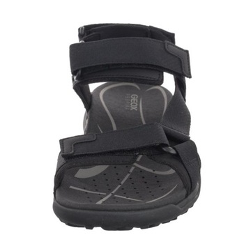 Buty Sandały Męskie Geox U Terreno + Grip A Black U4550A Czarne