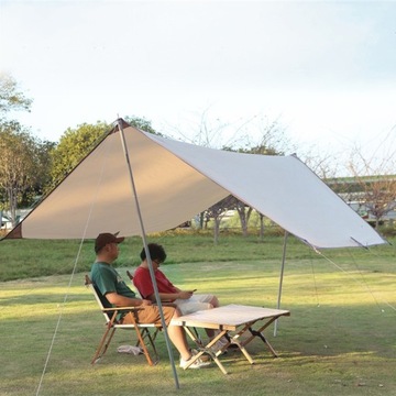 БРЕЗЕНТ ДЛЯ ВЫЖИВАНИЯ БРЕЗЕНТ 3X3М ДЛЯ КЕМПИНГА С ВЕРЕВКАМИ И ШЛИФОВАННЫМ