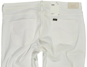 LEE spodnie SKINNY white jeans SCARLETT _ W29 L33