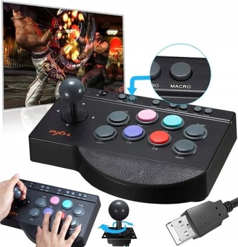 ARCADE STICK WIRED KONTROLER JOYSTICK DO GIER PXN-0082 PC PS3 PLAYSTATION