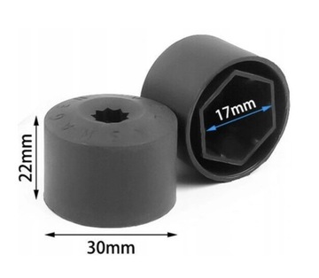 КРЫШКИ КРЫШКИ БОЛТОВ ДЛЯ ДИСКОВ VAG VW GROUP 17 мм