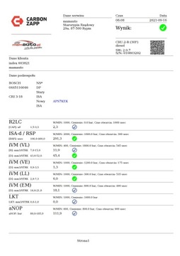 BOSCH 0445116046 VSTŘIKOVACÍ TRYSKA