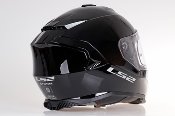 Мотоциклетный шлем LS2 FF800 STORM II черный козырек PINLOCK ECE 22.06