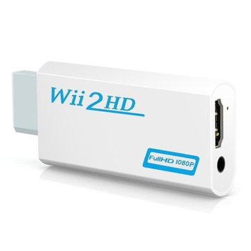 ADAPTER, PRZEJŚCIÓWKA NINTEDO WII DO HDMI + MINIJACK 3,5MM