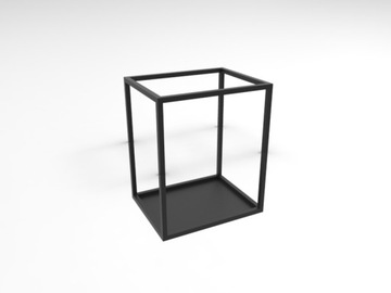 Półka stalowa LOFT 30x25x20cm PROFIL 10x10mm